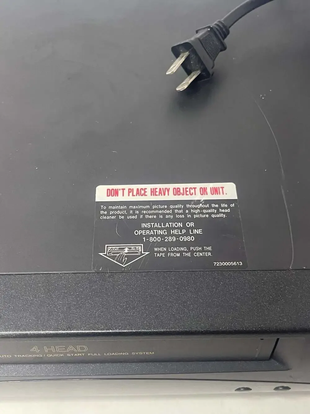 (New Belt) Sansui VCR4505 4-Head VHS HQ Video Cassette Recorder Works!